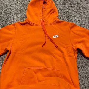 Orange Nike hoodie